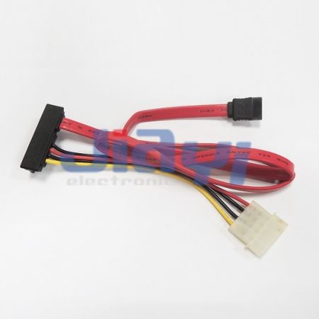 SATA-Kabel mit 22P zu 7P + Strommontage