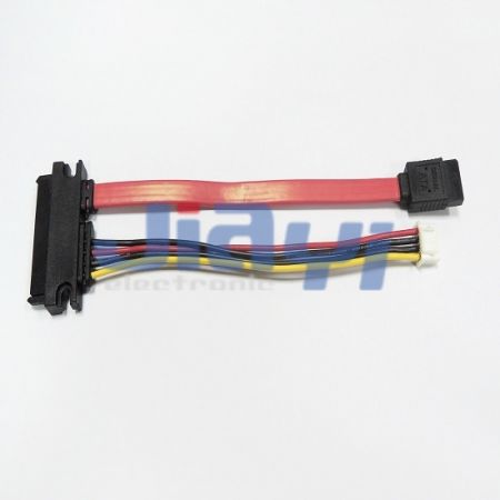 22P SATA Data+Power Cable Assembly