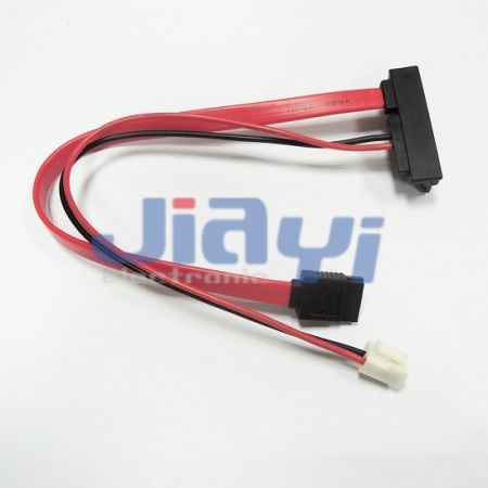 SATA 22P zu Daten+Strom Kabel