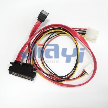 Assemblaggio cavo personalizzato SATA - Assemblaggio cavo personalizzato SATA