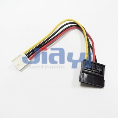 Cable SATA con conector de alimentación SATA 15P
