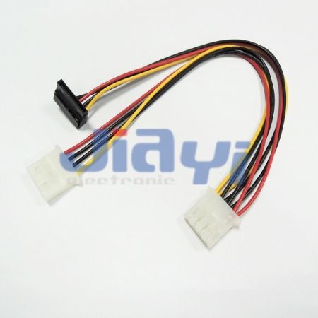 Адаптерный кабель Molex 4P к SATA 15P