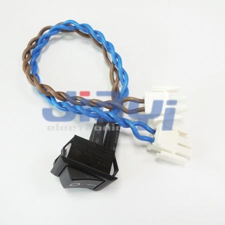 Wiring Harness with Power Rocker Switch