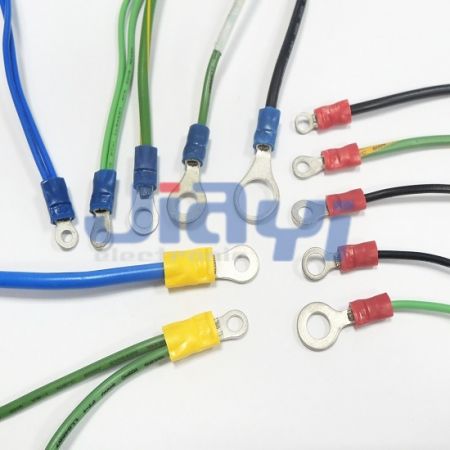PVC Insulated Ring Terminal Wire Assembly Harness