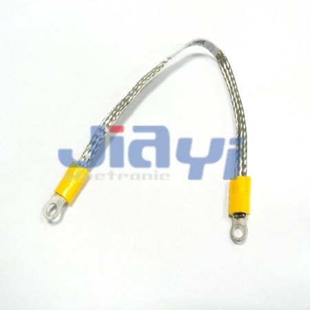 Manufacture of Tinned Copper Braid Ground Wire Assembly