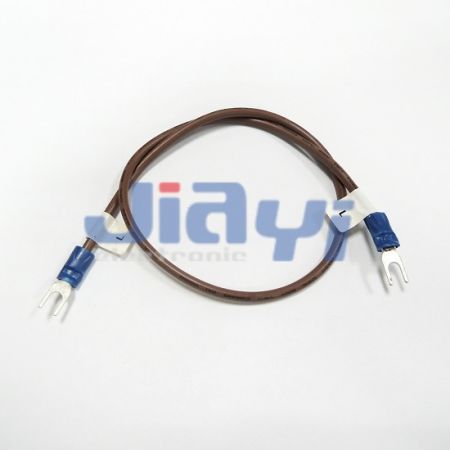 Ensamblaje de cableado con terminal de paleta aislado de vinilo