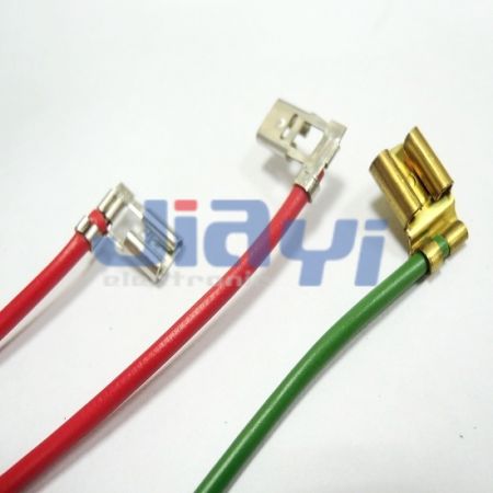Uninsulated Flag Terminal Wire Assembly
