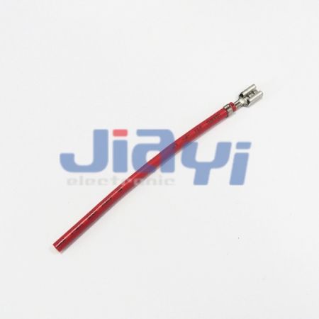 Wire and Cable with Non-insulated 187 Female Terminal Assembly
