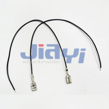 Неизолированный женский терминал 6,35 мм x 0,81 мм с кабелем