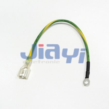 Custom Wire Harness with Uninsulated 250 Female Terminal - Custom Wire Harness with Uninsulated 250 Female Terminal