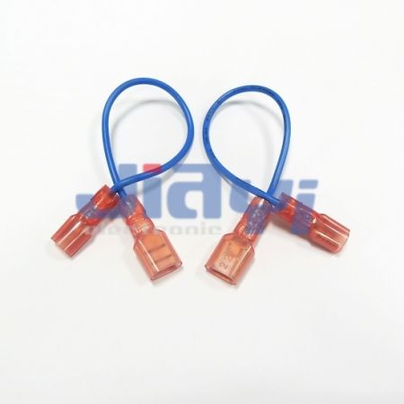 Morsetto Femmina Isolato in Nylon Tipo 250 per Montaggio Cavi - Morsetto Femmina Isolato in Nylon Tipo 250 per Montaggio Cavi