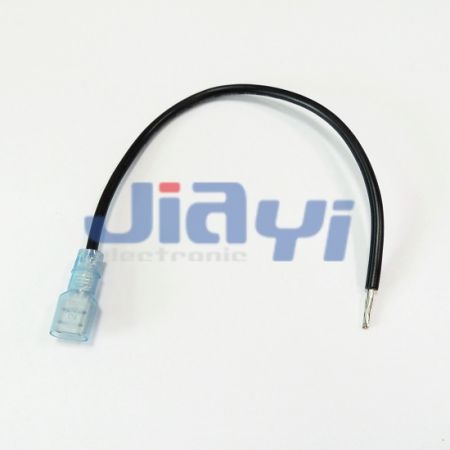 Tab 6.35mm x 0.81mm Nylon Female Terminal Custom Wire