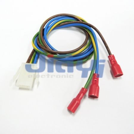 Arnes de cables de terminal Faston personalizado de 6.35 mm x 0.8 mm - Arnes de cables de terminal Faston personalizado de 6.35 mm x 0.8 mm