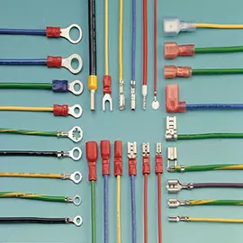 Arneses de cables con terminales sin soldadura y Faston