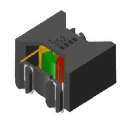 3.5mH, 2.5A 1709 Power Line Common Mode Choke - High Current Common Mode Choke