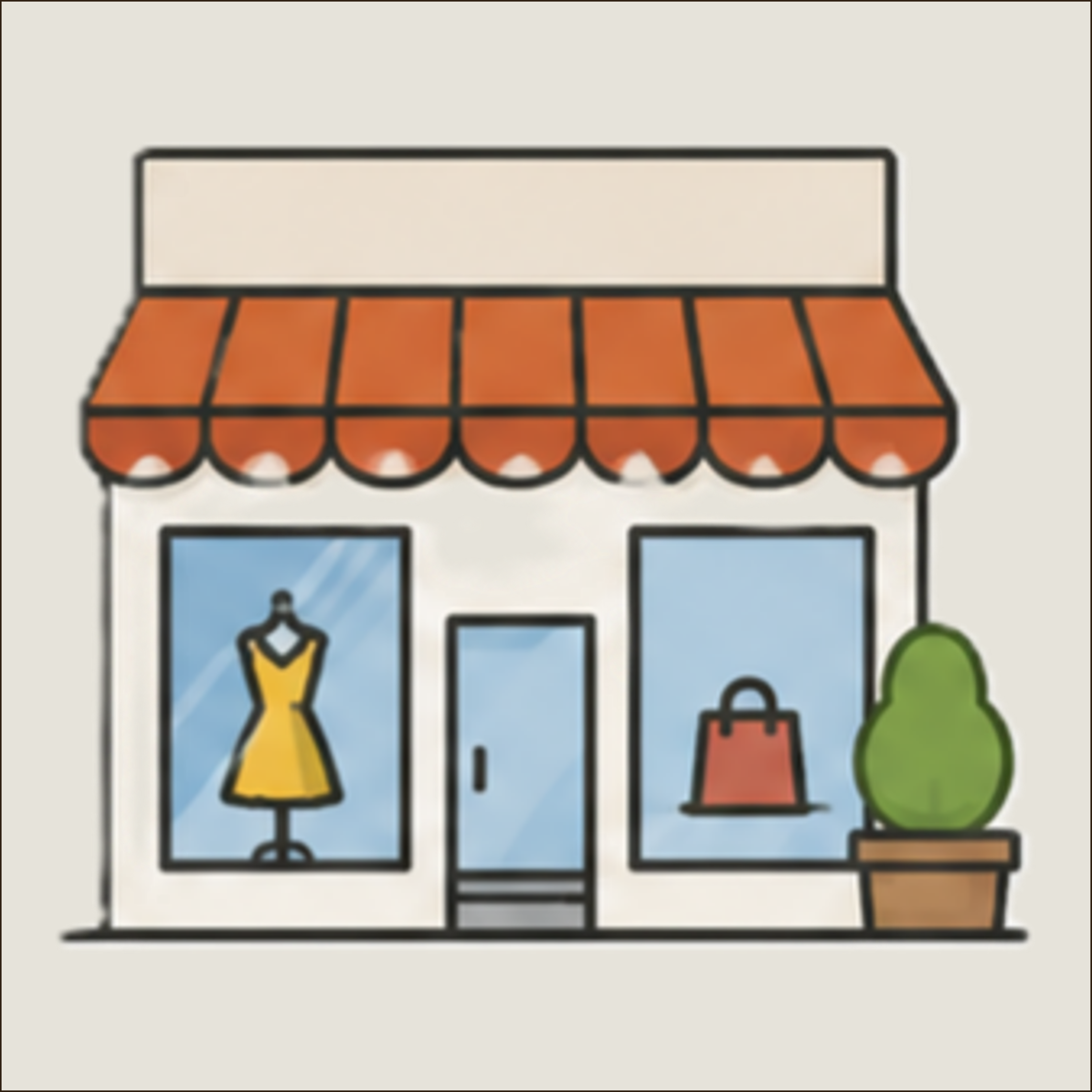 Applications de tentes et d'ombrage pour les entreprises de vente au détail et commerciales