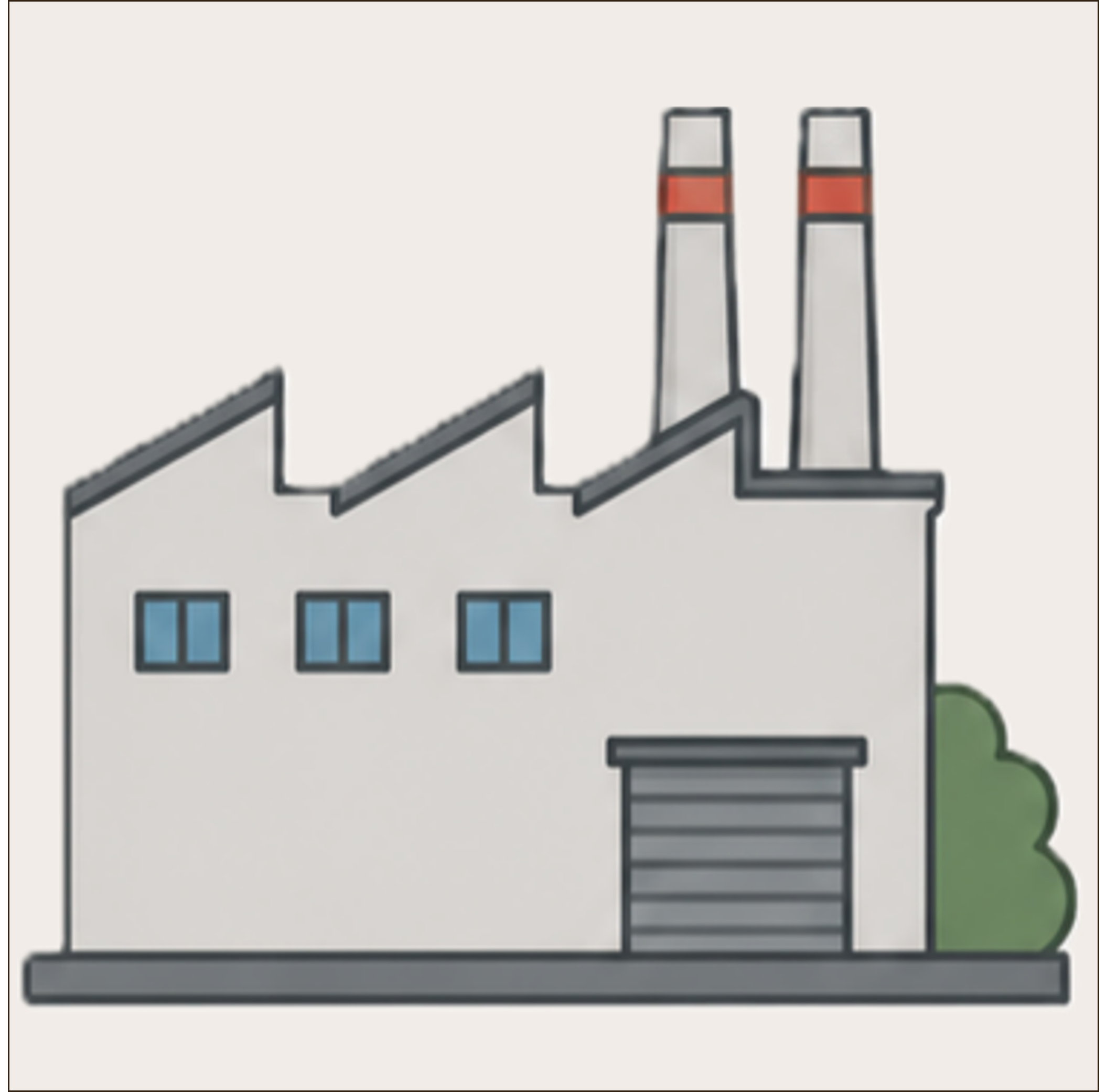 Tent and shade applications for factories and industrial sites