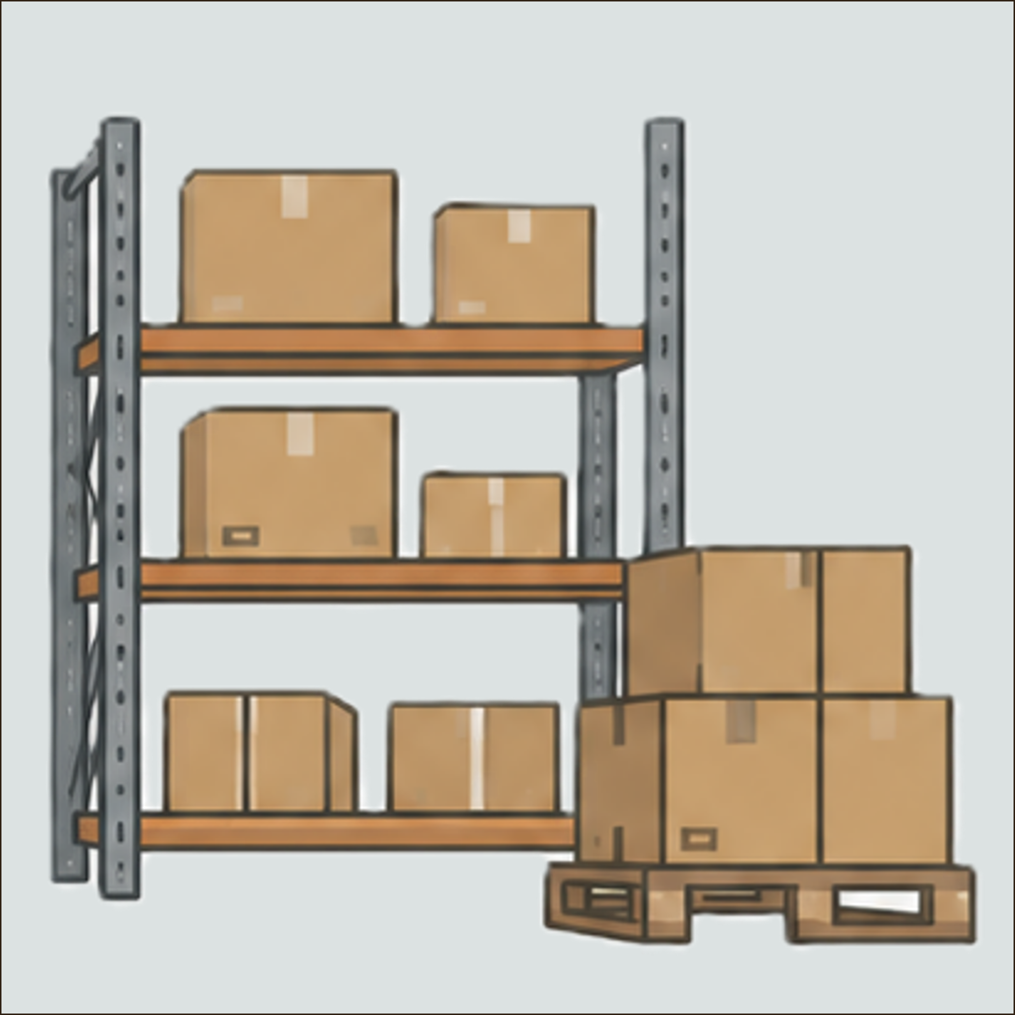 Tent and shade applications for temporary and additional warehouse space