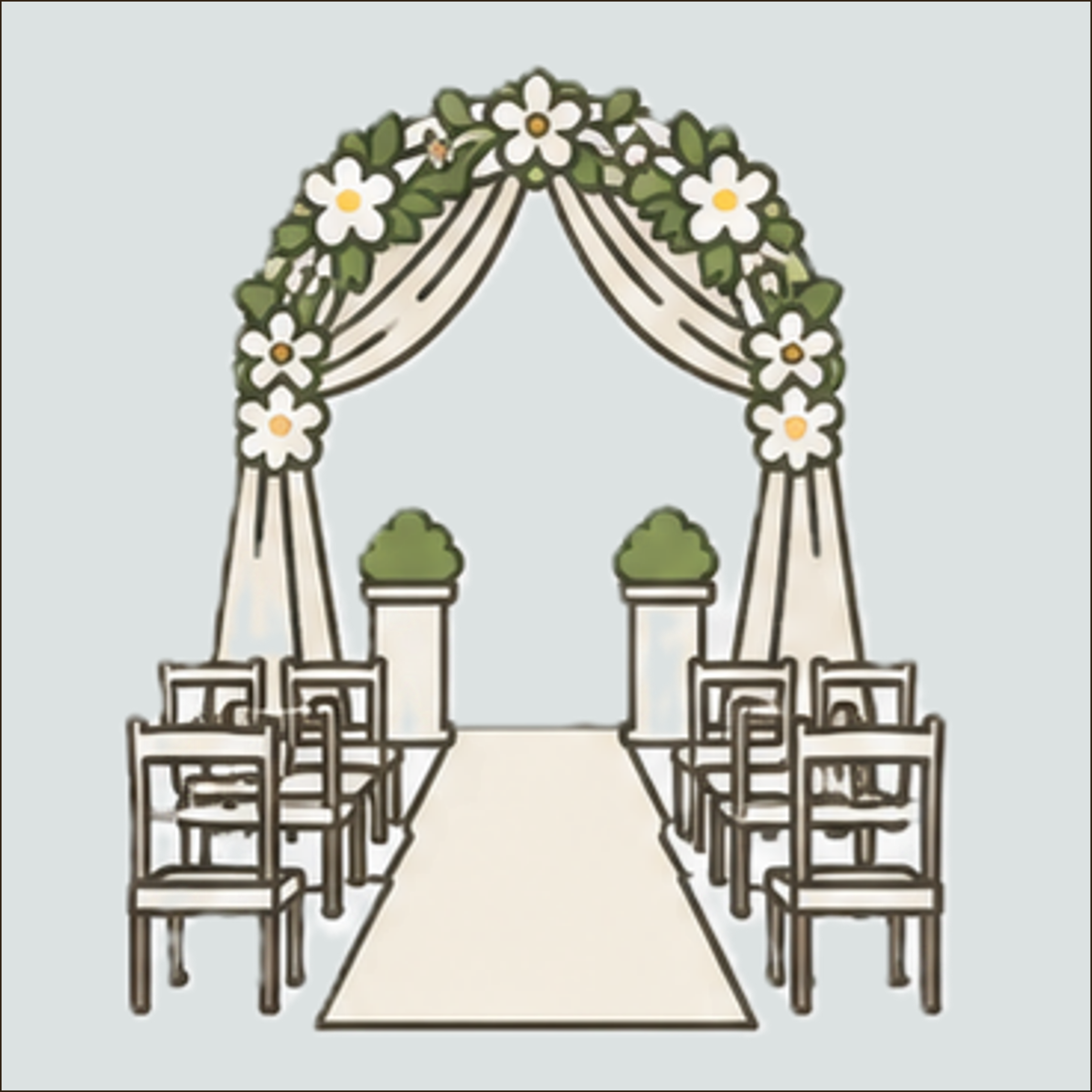 Tent and shade applications for weddings and outdoor ceremonies