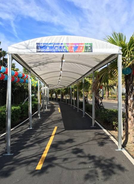 Tenda de Passarela no Festival das Lanternas de Taiwan 2018