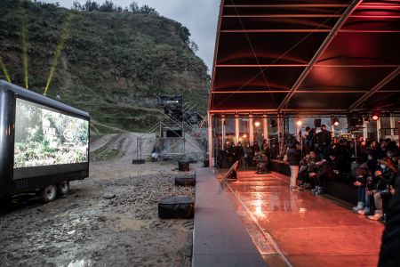 林口牛坑ランドローバー新車発表会テント