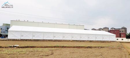 20Mx60M全白構造テント-桃園大型倉庫1