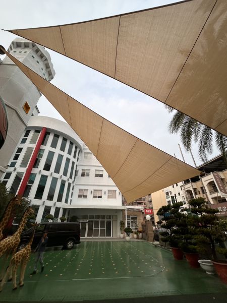 Custom Sail Shade for School Outdoor Space