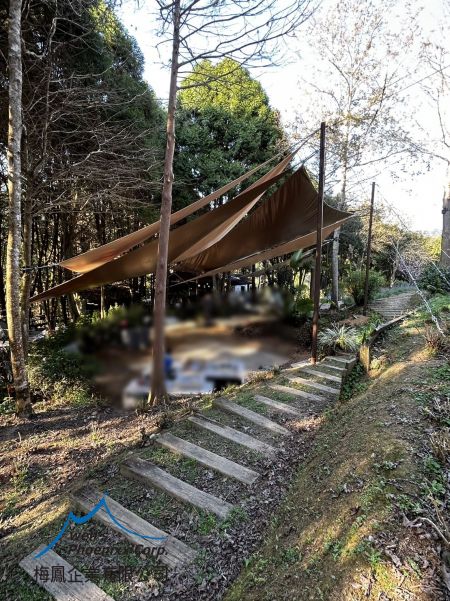 Sail Shade for Outdoor Relaxation Space