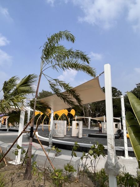 Custom Sail Shade for Playground Shade