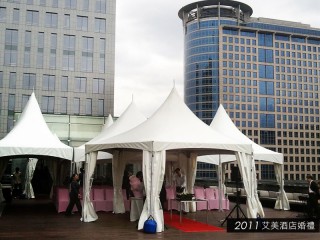 High Peak Tent for Outdoot Wedding in Le Méridien Taipei