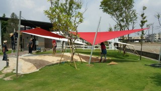 Stylish Sail Shade for Leisure Farm Sandpits