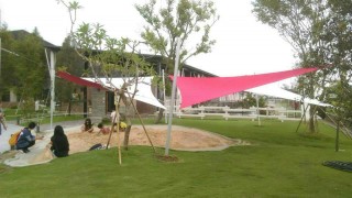 Stylish Sail Shade for Leisure Farm Sandpits