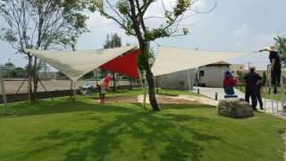 Stylish Sail Shade for Leisure Farm Sandpits