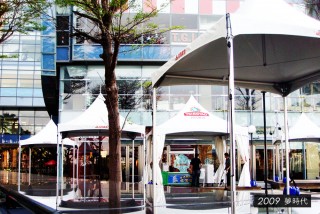 High Peak Cross Cable Tents for Shopping Mall Pop-Up Events