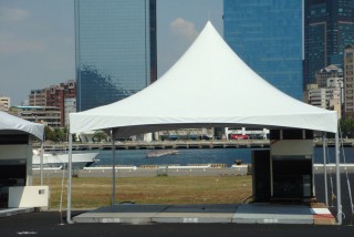 High Peak Cross Cable Tent for 2009 The World Games