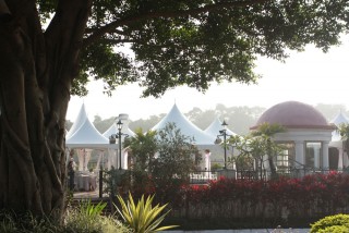High Peak Cross Cable Tents for Outdoor Weddings - High Peak Cross Cable Tent for Outdoor Weddings