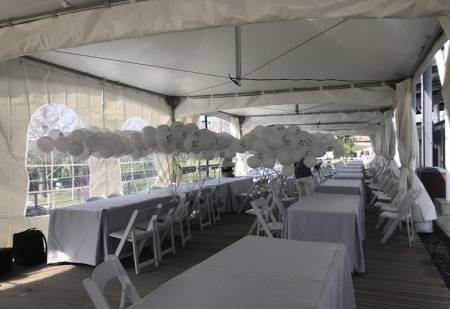 Wedding Tent with French Sidewalls