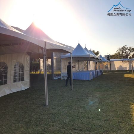 High Peak Cross Cable Tent for Outdoor Exhibition Venues