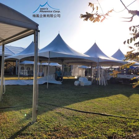 High Peak Cross Cable Tent for Outdoor Exhibition Venues