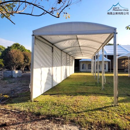 Modular Walkway Tent for Outdoor Exhibition Venues