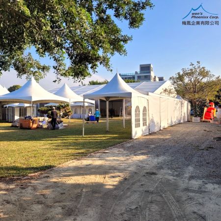 High Peak Cross Cable Tent for Outdoor Exhibition Venues