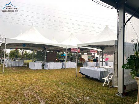 High Peak Cross Cable Tent for Outdoor Exhibition Venues