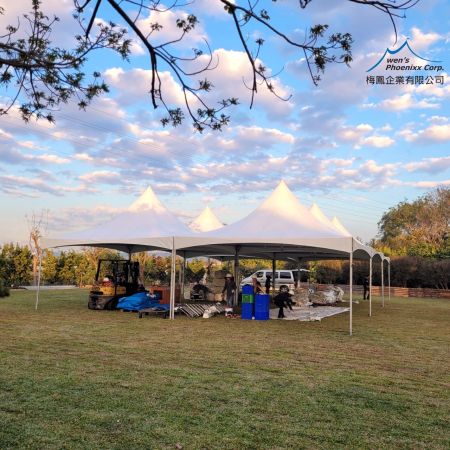 High Peak Cross Cable Tent for Outdoor Exhibition Venues
