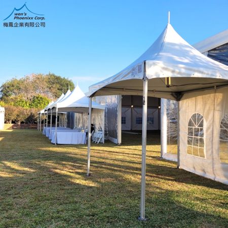 High Peak Cross Cable Tent for Outdoor Exhibition Venues