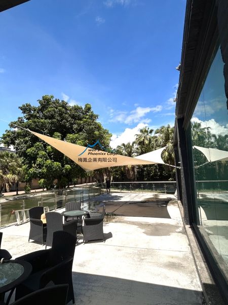 Rectangle Sail Shade Tent for Boutique Hotel