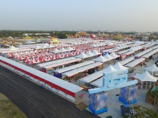 2017–2019 台湾灯会テント応用の実績 - 2017 雲林台湾灯会のフードエリアテントの応用