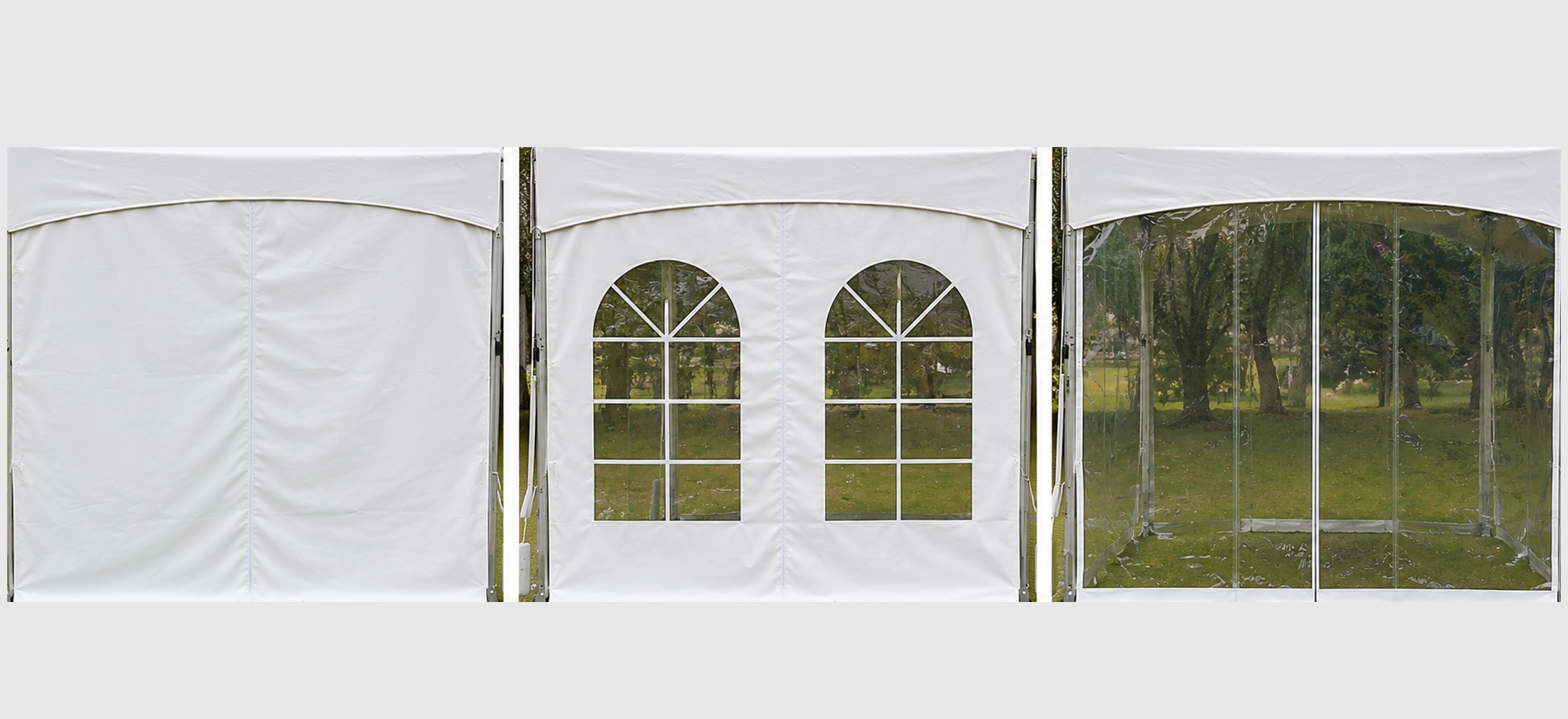 Aksesori Opsional Tenda Puncak Tinggi - Dinding Samping
