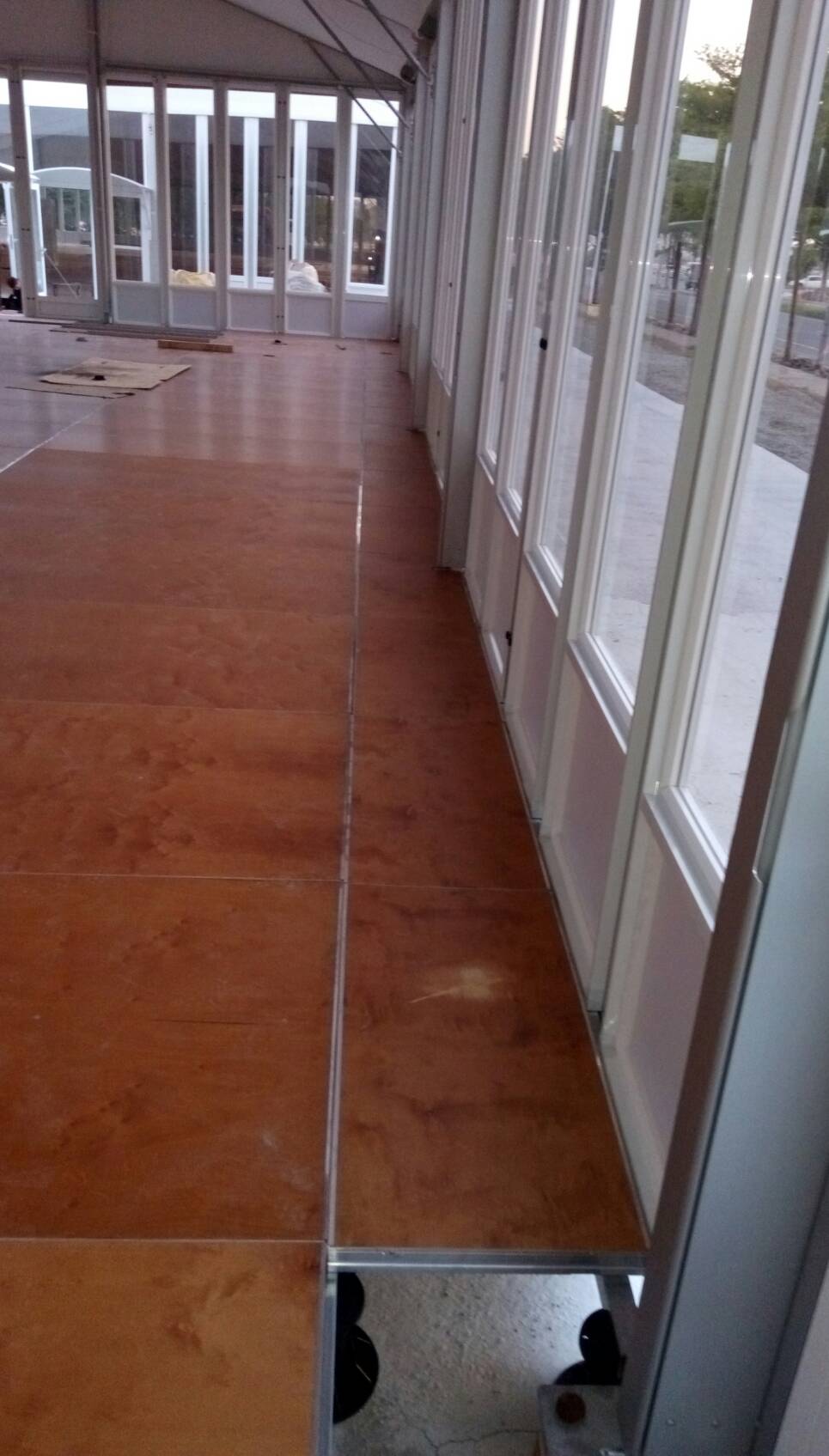 Pavimento em cassete