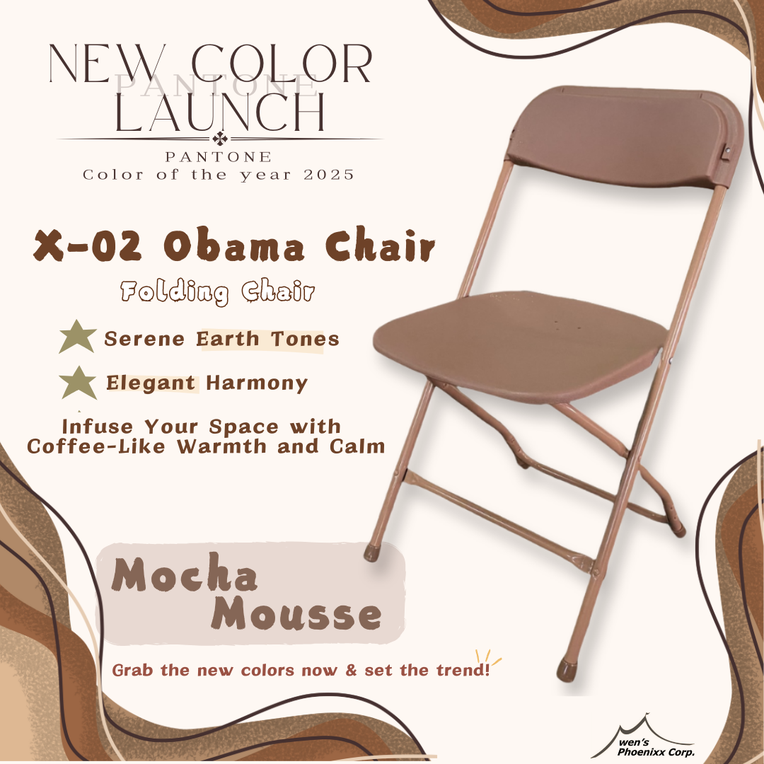 Il nuovo colore di X02 è il Pantone 2025 Colore dell'Anno - Mocha Mousse