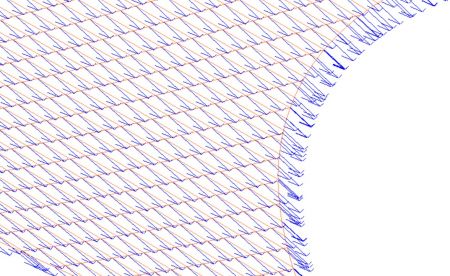 ★Il software può visualizzare la direzione di rilascio dell'acqua dalla struttura della membrana.
